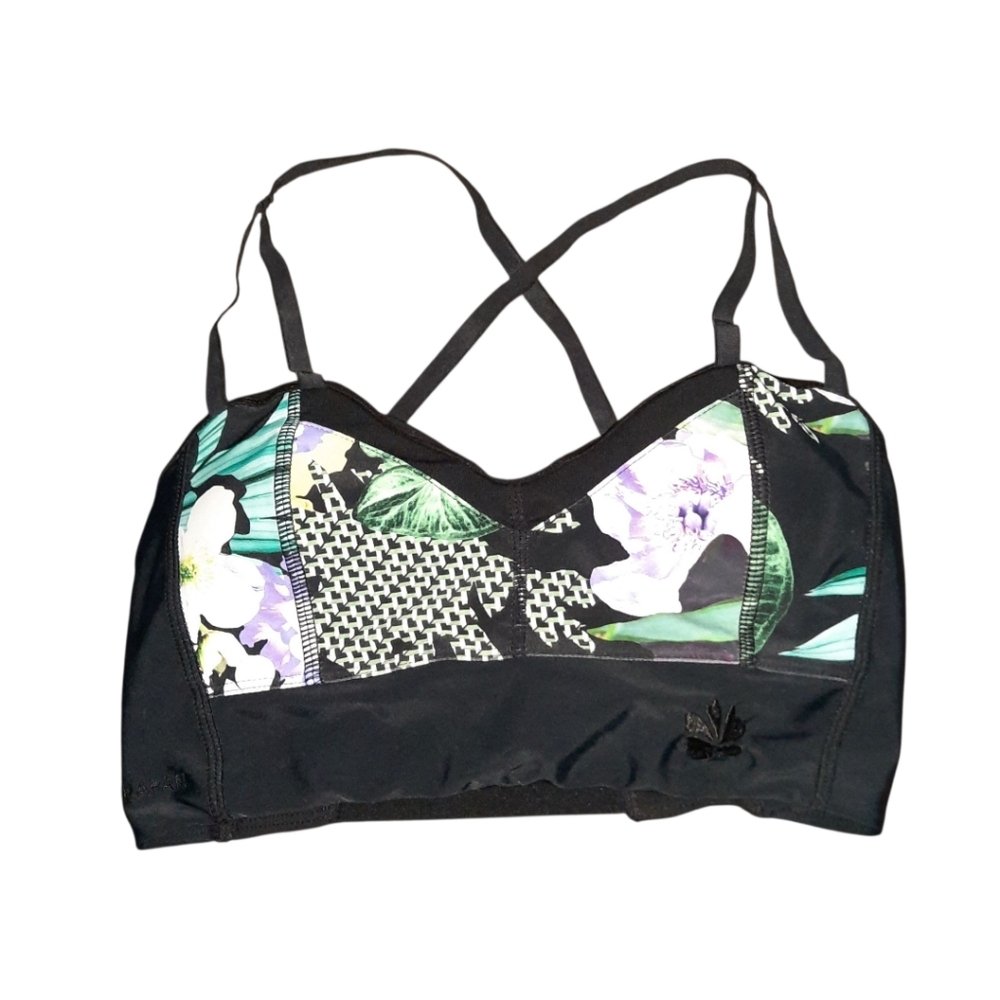 Hapari Floral Bralette Bikini Top Small